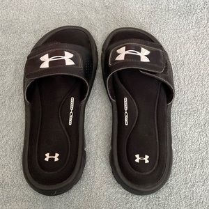 Under armour slides. New. Foam insole.